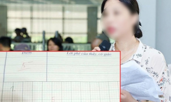 Bài kiểm tra Toán bị điểm 5 gây 'náo loạn' MXH: Bà mẹ lên hỏi ý kiến, mắng luôn loạt phụ huynh có quan điểm trái chiều