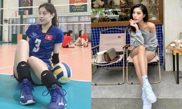 Màn lột xác nhan sắc ngoạn mục của VĐV bóng chuyền Thu Huyền, chỉ cần thay đổi 1 điểm đã khiến tất cả phải ngỡ ngàng 