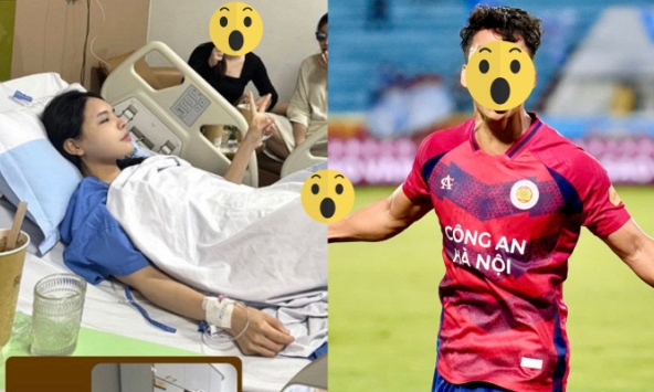 Nàng WAG sexy nhất làng bóng Việt bất ngờ nhập viện nhưng vẫn có phản ứng này với 'người hùng' U23 Việt Nam lứa Thường Châu