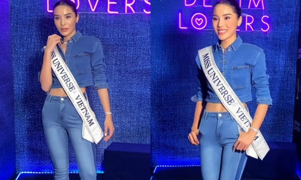 Kỳ Duyên lại bị chê 'đơ cứng' khi chụp ảnh cho nhà tài trợ Miss Universe 2024