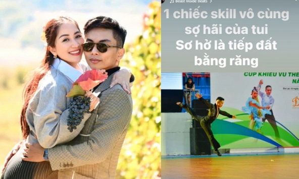 Phan Hiển vô cùng sợ hãi một 'skill' dù được Khánh Thi huấn luyện nhiều năm