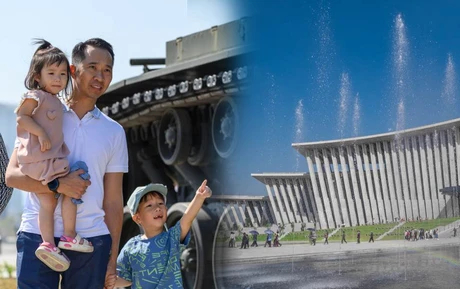 Người dân Thủ đô nô nức đến chiêm ngưỡng bảo tàng quân sự 'khủng' nhất Việt Nam trong ngày đầu tiên mở cửa