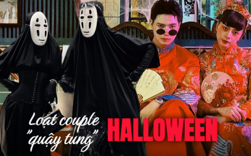 Vũ trụ 'cẩu lương' đêm Halloween: Gil Lê - Xoài Non nhìn không ra, 1 sao Vbiz và chồng kém 12 tuổi cực ma mị 