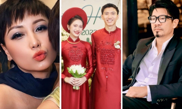 Bố mẹ vợ hot nhất làng bóng đá xuất hiện với diện mạo gây chú ý một năm sau đám cưới Văn Hậu - Hải My