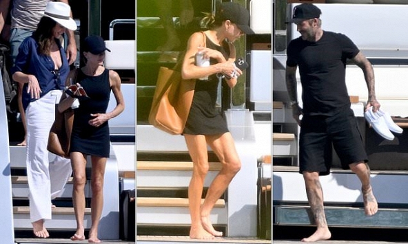 Vợ chồng David Beckham “trốn con” du hí trên du thuyền 500 tỷ, mời thêm cặp khách mời đặc biệt