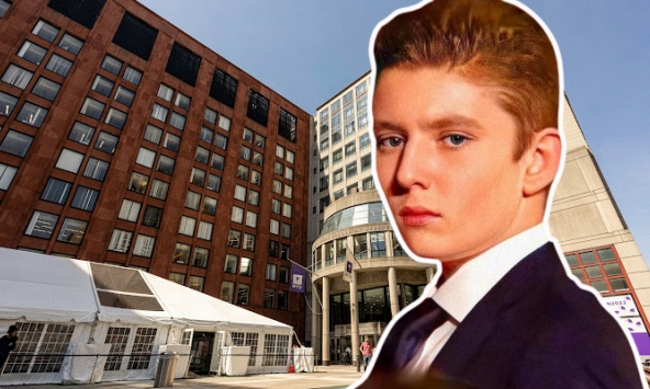 Cậu út nhà Donald Trump: 18 tuổi cao 2,06m, là sinh viên trường đại học danh giá, xếp thứ hạng cực cao của nước Mỹ