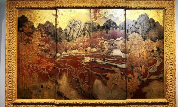 “Phong cảnh làng quê” của họa sĩ Lê Quốc Lộc đạt mức “gõ búa” cao nhất: 480.000 USD