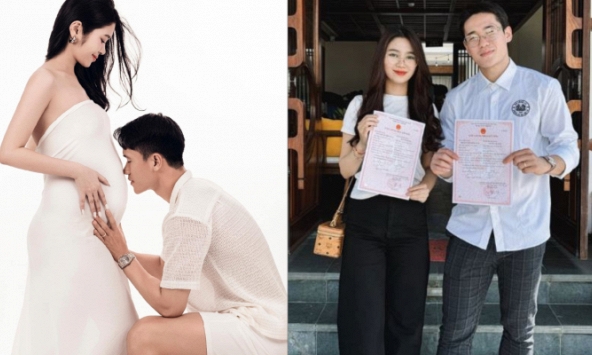 Cầu thủ điển trai nhất nhì U23 Việt Nam cưới cùng dịp với Văn Hậu – Doãn Hải My, cuộc sống sau 1 năm thay đổi hoàn toàn