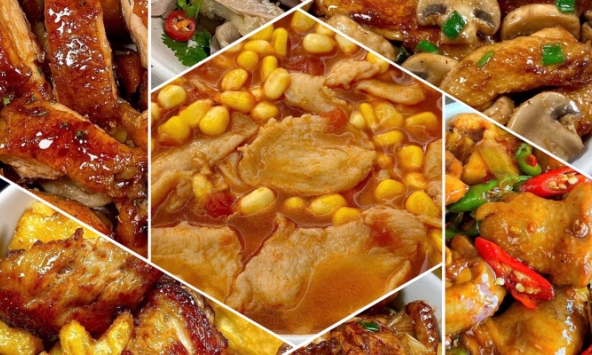 10 công thức món gà thơm ngon, chế biến đơn giản