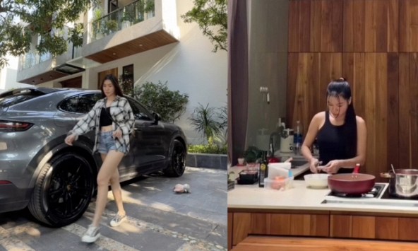 Bên trong căn biệt thự bạc tỉ của Đặng Văn Lâm và Yến Xuân, một chi tiết hé lộ sự khéo léo của nàng hot gymer