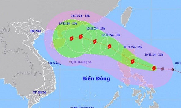 Bộ Nông nghiệp và Phát triển nông thôn ban hành Công điện chỉ đạo ứng phó bão TORAJI 