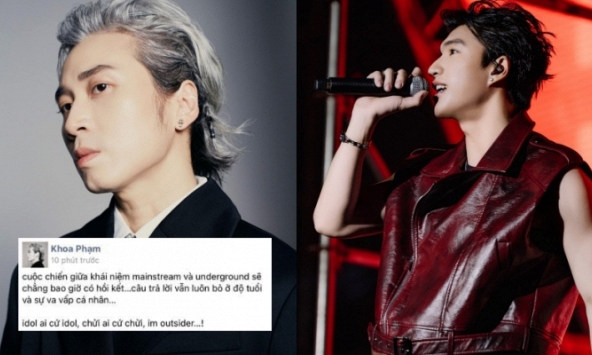 Karik sửa status 3 lần giữa đêm, xưng 'mày - tao' khi có người hỏi về rapper diss HIEUTHUHAI