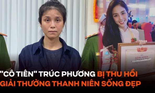 'Cô tiên từ thiện' Trúc Phương bị thu hồi giải thưởng Thanh niên sống đẹp