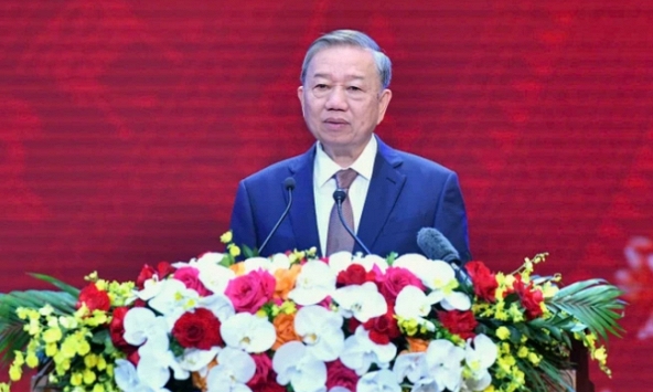 Tổng Bí thư Tô Lâm dự gặp mặt đại diện nhà giáo, cán bộ quản lý giáo dục