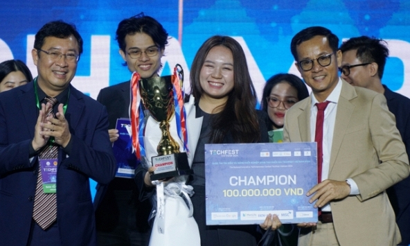 Giải pháp protein từ men vi sinh giành chiến thắng cuộc thi Tìm kiếm tài năng khởi nghiệp sáng tạo quốc gia 2024