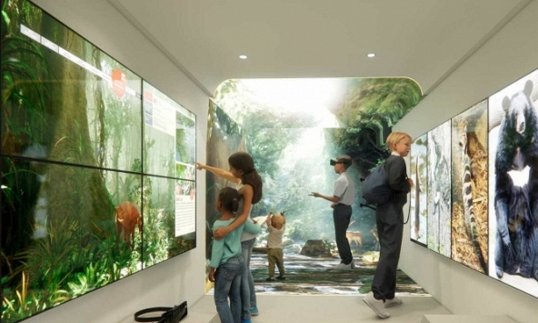 Ra mắt mô hình triển lãm bảo vệ động vật hoang dã trên xe buýt tại Hà Nội