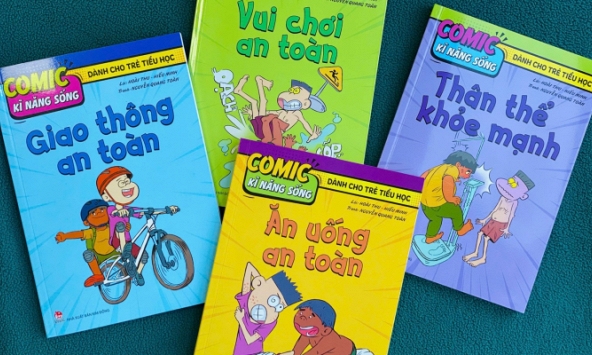 60 tình huống 'khẩn cấp' thường gặp của trẻ em Việt Nam được đưa vào truyện tranh