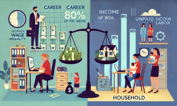Gánh nặng việc nhà dẫn đến bất bình đẳng tiền lương ở phụ nữ