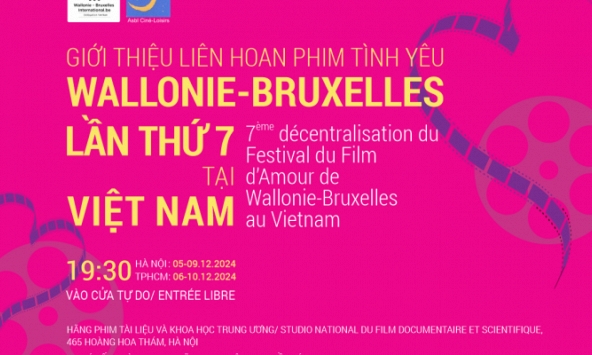 Liên hoan phim Tình yêu Wallonie-Bruxelles lần thứ 7 tại Việt Nam: Một mùa tình yêu điện ảnh