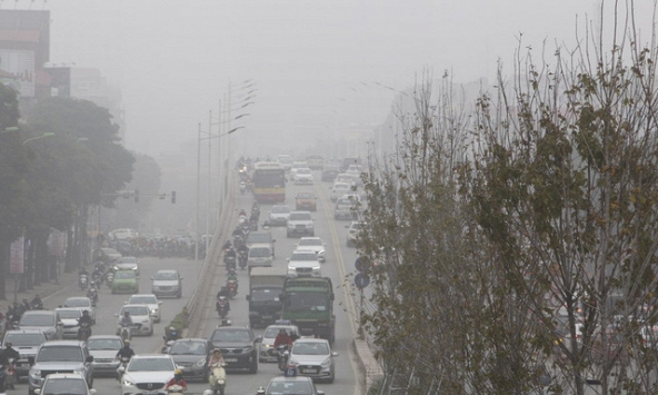 Miền Bắc chìm trong sương mù, trời lạnh và rét