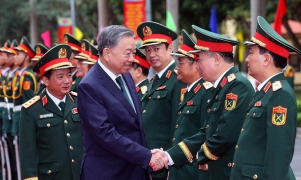 Toàn văn phát biểu của Tổng Bí thư Tô Lâm tại Lễ kỷ niệm 80 năm Ngày truyền thống Tổng cục Chính trị QĐND Việt Nam