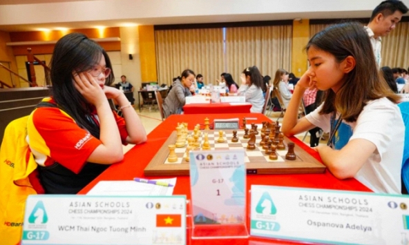 Nữ sinh Việt Nam xuất sắc vô địch cờ vua học sinh châu Á, đạt danh hiệu Nữ Kiện tướng FIDE