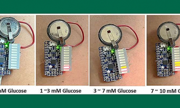 Cảm biến sinh học trên giấy theo dõi bệnh tiểu đường qua mồ hôi