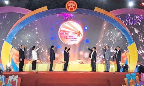 Hà Nội phát động tháng khuyến mại 2024 thúc đẩy tiêu dùng cuối năm