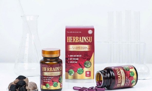 HERBAINSU-Sản phẩm hỗ trợ cải thiện chỉ số đường huyết 