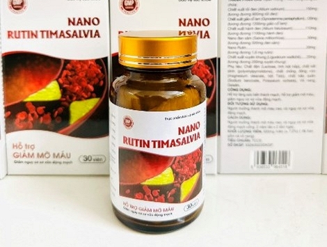 NANO RUTIN TIMASALVIA - lựa chọn 'bỏ túi' cho những người có mỡ máu cao