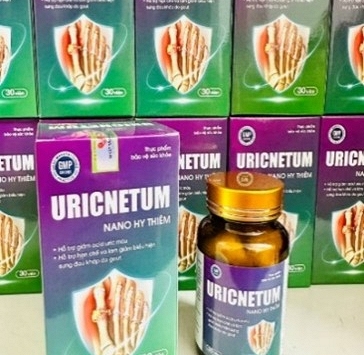 URICNETUM - Hỗ trợ điều trị tăng acid uric máu