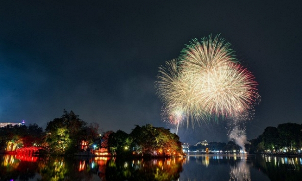 5 điểm bắn pháo hoa Tết Dương lịch 2025 ở Hà Nội