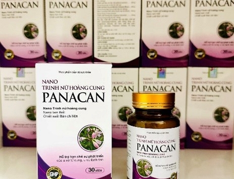 NANO TRINH NỮ HOÀNG CUNG PANACAN hỗ trợ điều trị u xơ, u vú lành tính