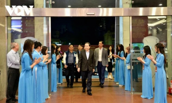 Chủ tịch Quốc hội Trần Thanh Mẫn dự tổng duyệt Lễ trao giải Diên Hồng lần thứ ba