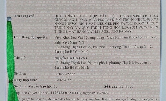 Nghiên cứu tổng hợp hệ liposome gắn tác nhân hướng đích ứng dụng trong điều trị ung thư