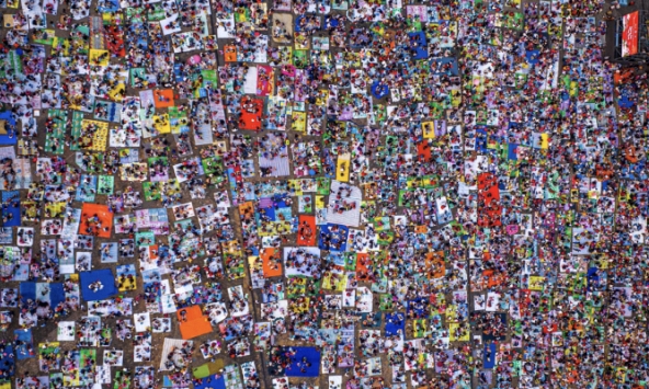 Bức ảnh hàng trăm nghìn người hành hương tới núi Bà Đen đầu năm mới thu hút truyền thông quốc tế 