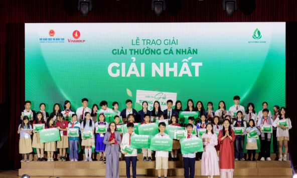Cuộc thi “Gửi tương lai Xanh 2050” mùa đầu tiên tìm ra các chủ nhân giải thưởng