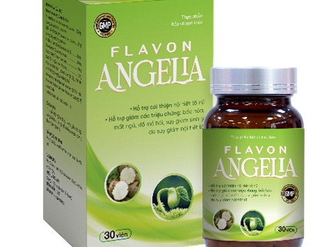 Sản phẩm cải thiện nội tiết tố nữ Flavon Angelia của Tiến sĩ Bá Thị Châm