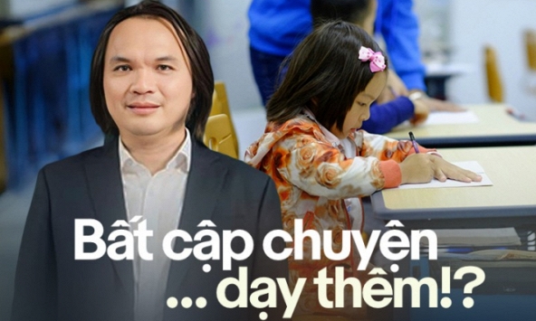 Thầy giáo kinh nghiệm 30 năm nói: “Ở Hà Nội có nhiều giáo viên giảng dạy ở trung tâm với thu nhập từ 100 - 600 triệu đồng/tháng”