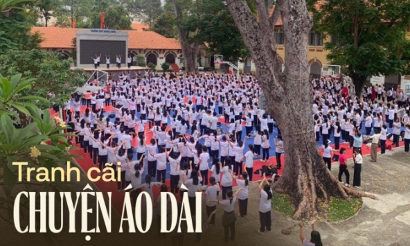 Vụ 'nữ không mặc áo dài bị trừ điểm, nam mặc được cộng điểm' của trường THPT ở TP.HCM, chuyên gia nói: Vi phạm nguyên tắc bình đẳng