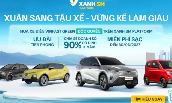 GSM bắt đầu nhận đặt cọc 4 dòng xe  VINFAST GREEN từ ngày  17/03/2025