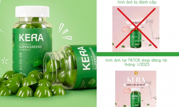 Kẹo rau KERA lên tiếng về 'hình ảnh bị đánh cắp' xuất hiện trên trang TMĐT Trung Quốc