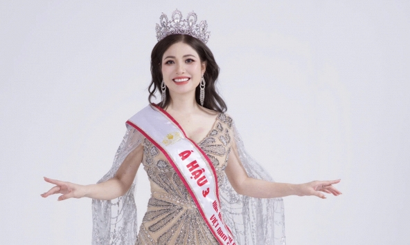 Á hậu Phạm Thị Phương chú trọng phát triển sản phẩm chăn ga gối đệm xanh sạch và bền vững