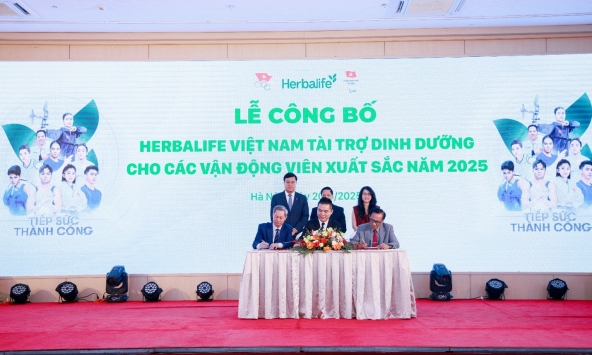 Herbalife Việt Nam tài trợ các sản phẩm dinh dưỡng cho các Vận Động Viên xuất sắc Việt Nam Trong năm 2025