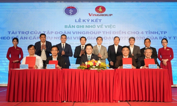VINGROUP tài trợ 1.000 tỷ đồng cho 'Đề án cấp cứu ngoại viện cấp quốc gia'