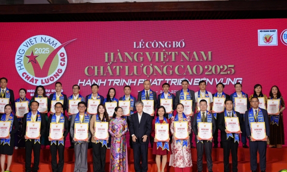 Hàng Việt Nam Chất lượng cao 2025: Khẳng định bản lĩnh doanh nghiệp Việt, thúc đẩy kinh tế tư nhân