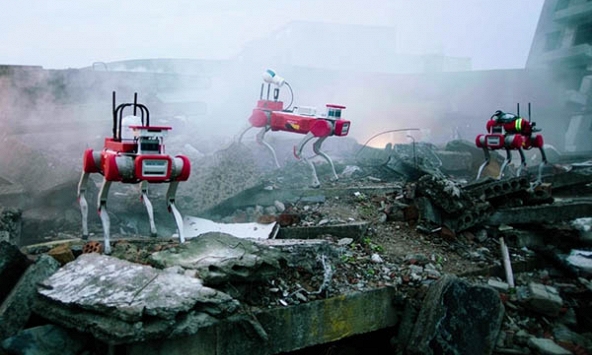 Trung Quốc trình làng robot cứu hộ và ứng phó thiên tai khẩn cấp