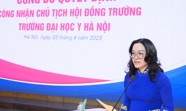 PGS.TS Phan Thị Thu Hương giữ chức Chủ tịch Hội đồng trường Đại học Y Hà Nội