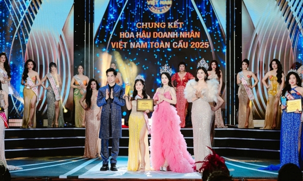 Hoa hậu Doanh nhân Việt Nam Toàn cầu 2025: Nữ CEO Đẹp Plus từ Khánh Hoà đạt danh vị Á hậu 2