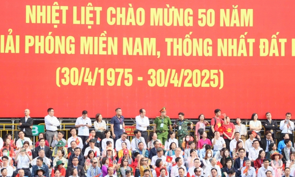 Long trọng Lễ kỷ niệm 50 năm Giải phóng miền Nam, thống nhất đất nước